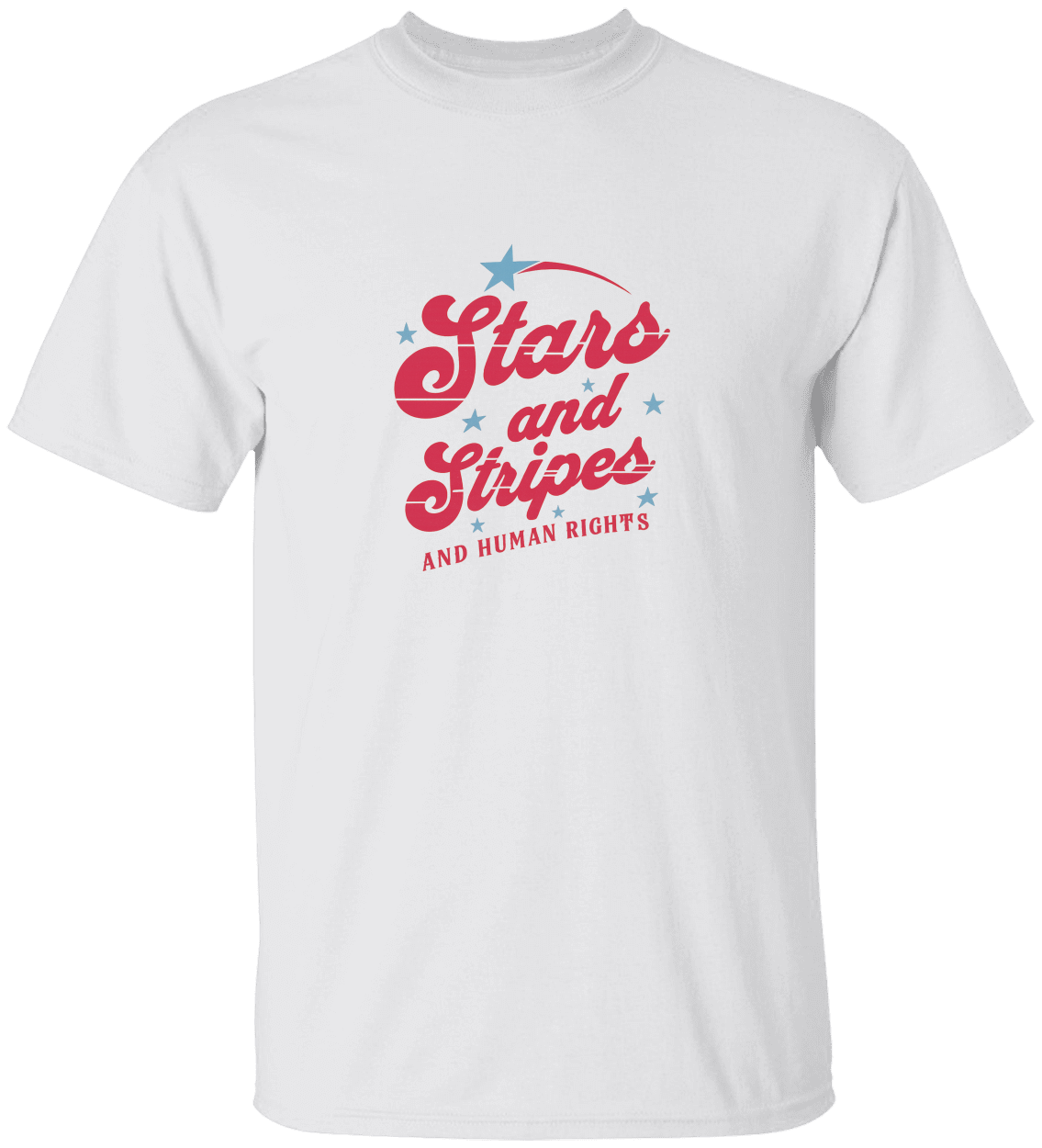 Stars Stripes and Human Rights T-shirt Summer | Holiday | Gifts | Fathers