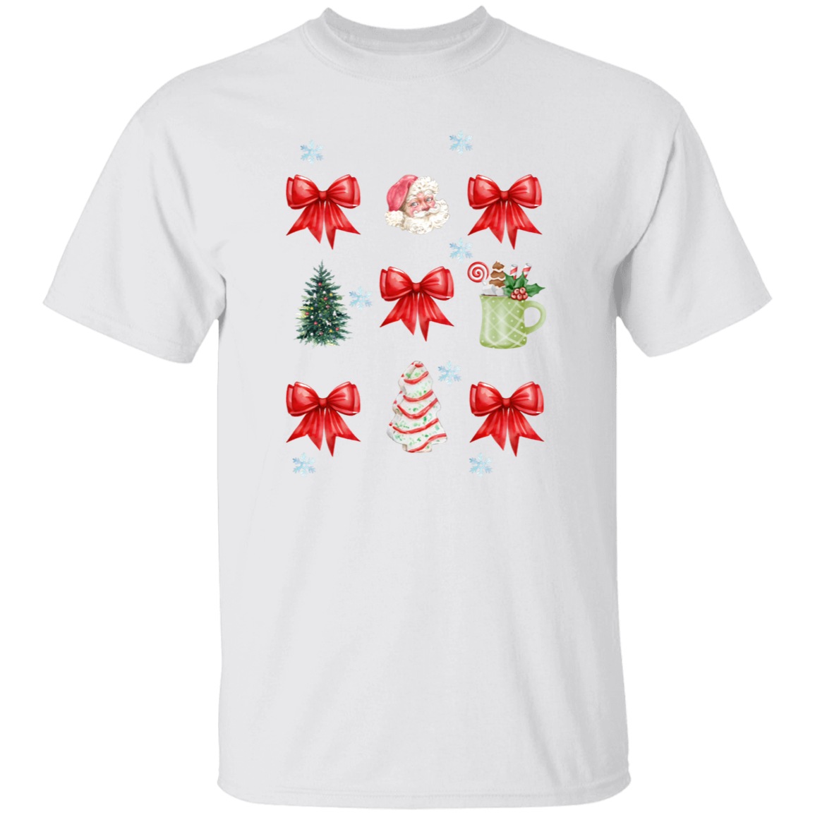 Christmas Coquette Bow T-Shirt | Sweatshirt