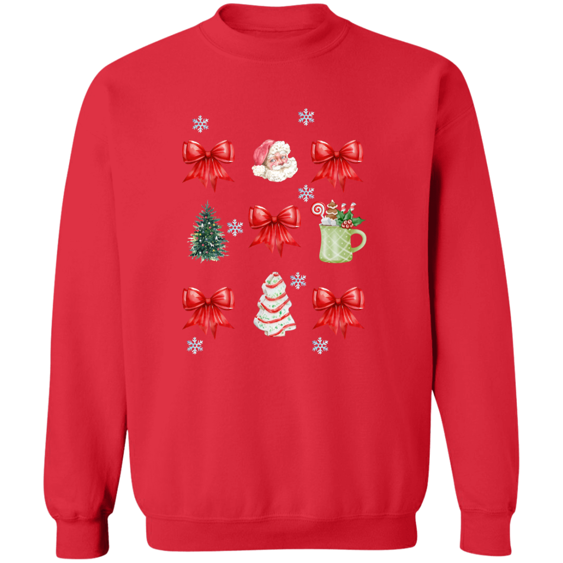 Christmas Coquette Bow T-Shirt | Sweatshirt