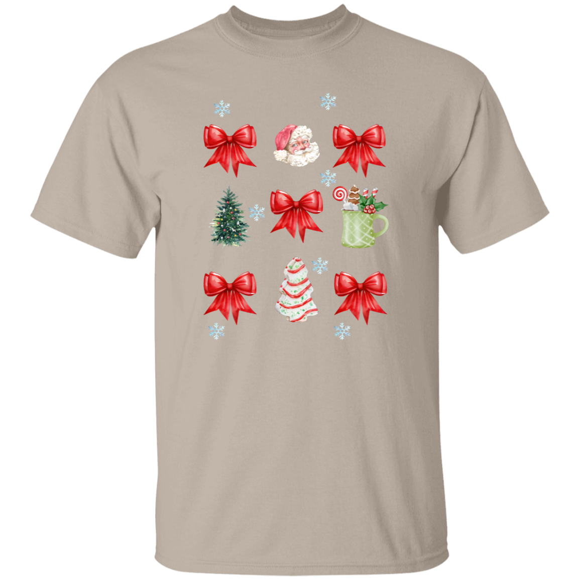 Christmas Coquette Bow T-Shirt | Sweatshirt