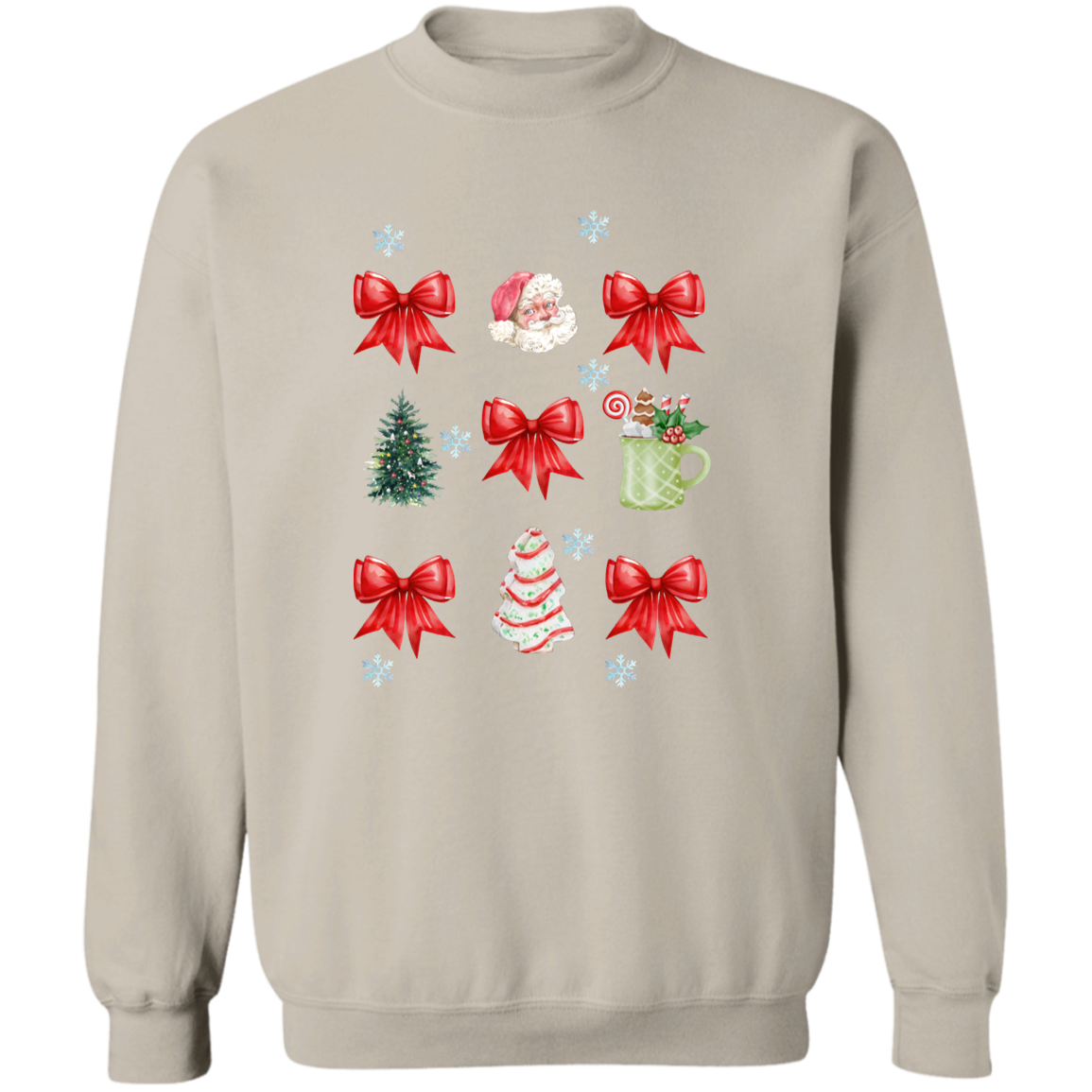 Christmas Coquette Bow T-Shirt | Sweatshirt