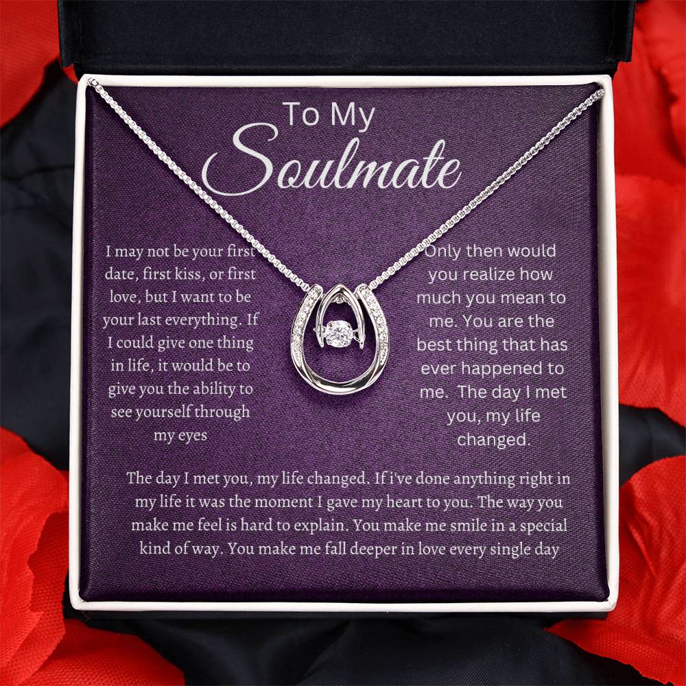 Soulmate Lucky in Love Necklace Purple