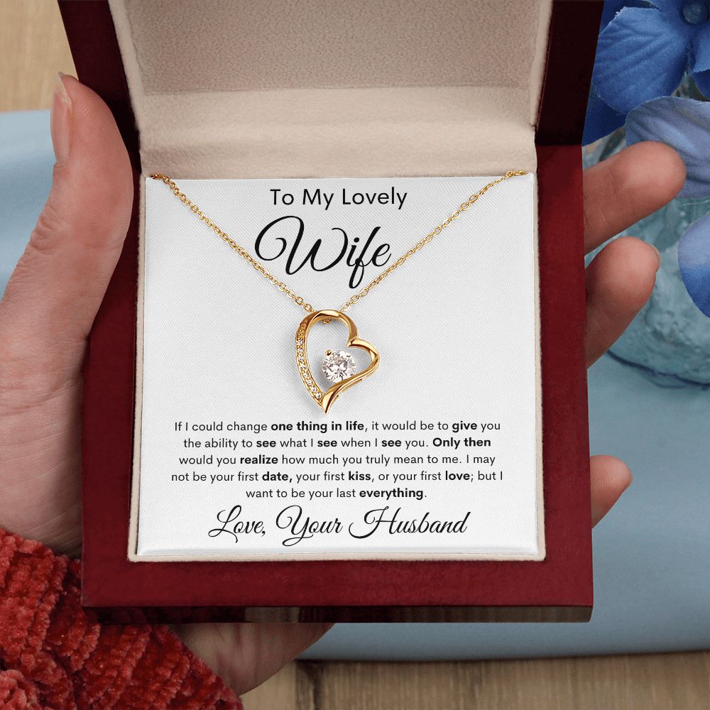To my Wife Forever Love Necklace