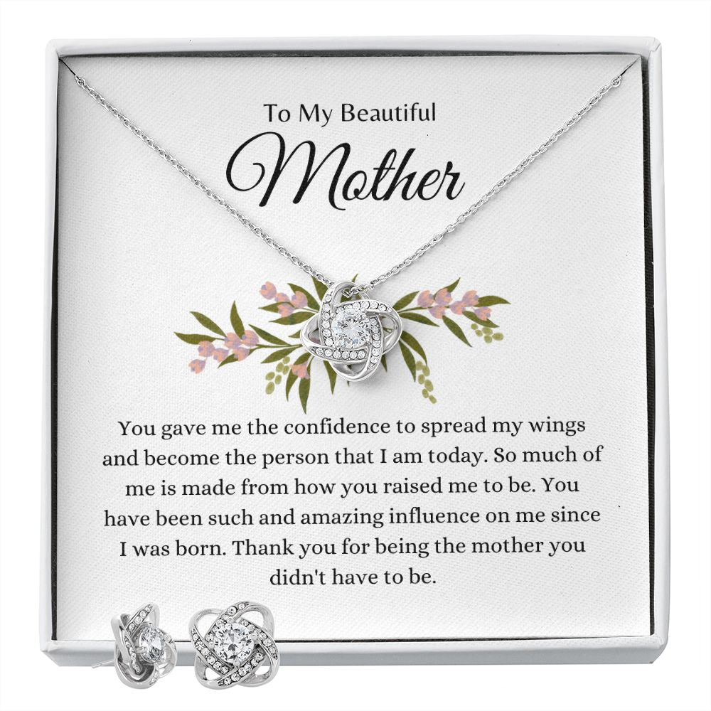 Beautiful Mother Love Knot Necklace
