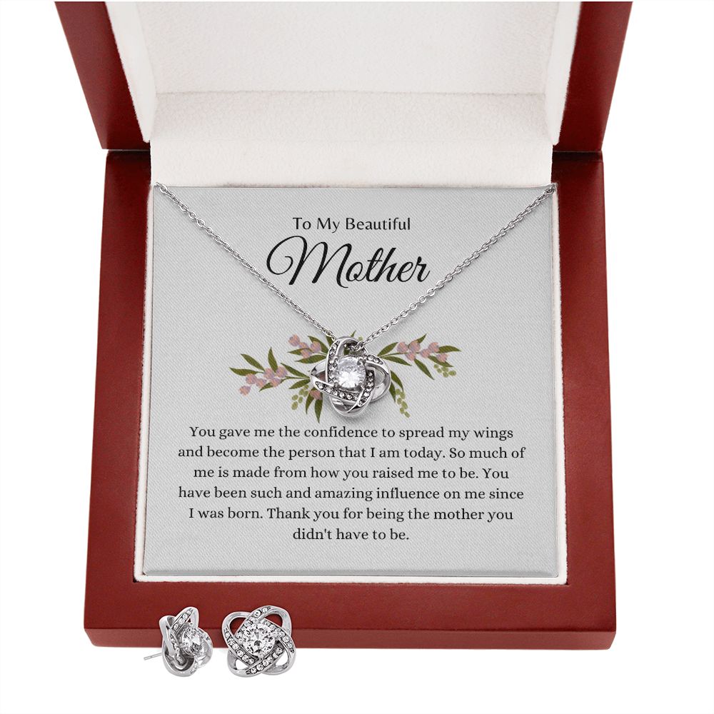 Beautiful Mother Love Knot Necklace