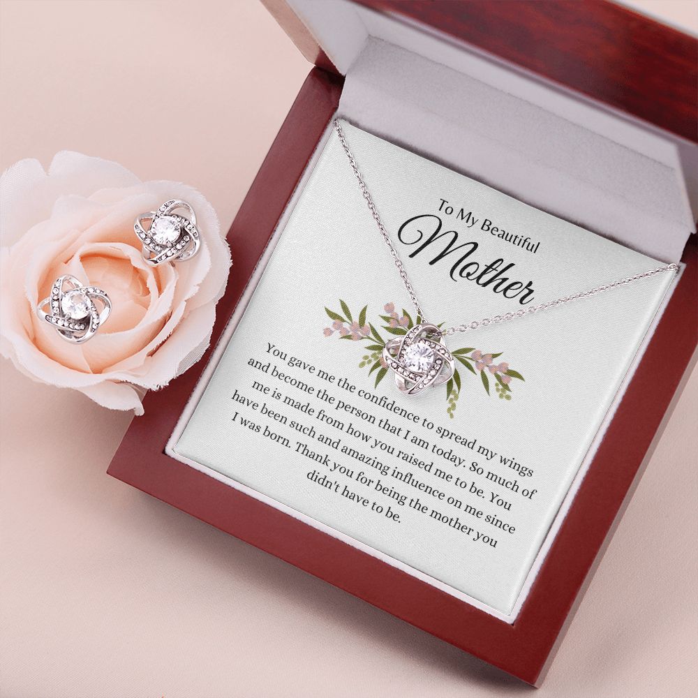 Beautiful Mother Love Knot Necklace