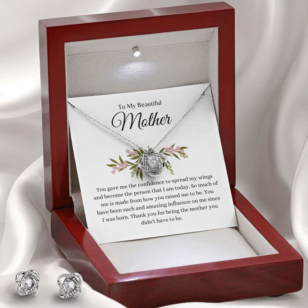 Beautiful Mother Love Knot Necklace