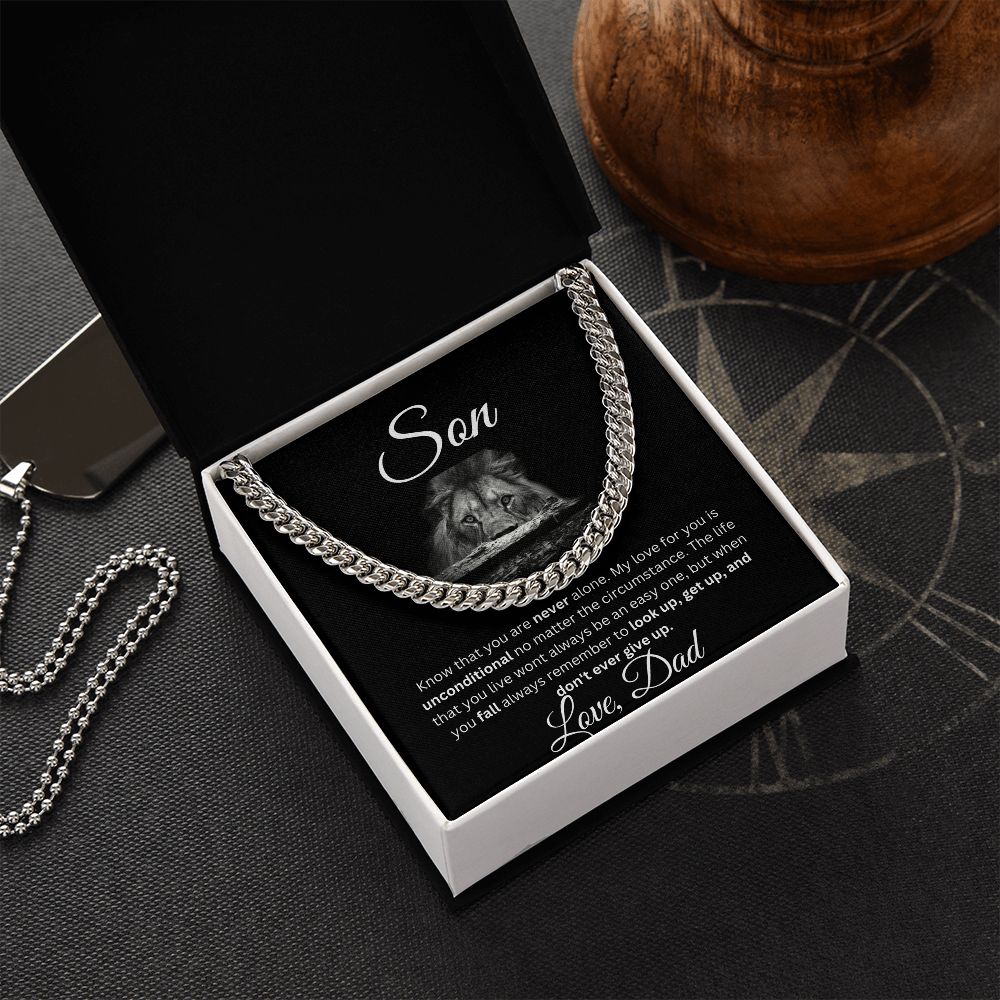 Son Cuban Link Chain Dad