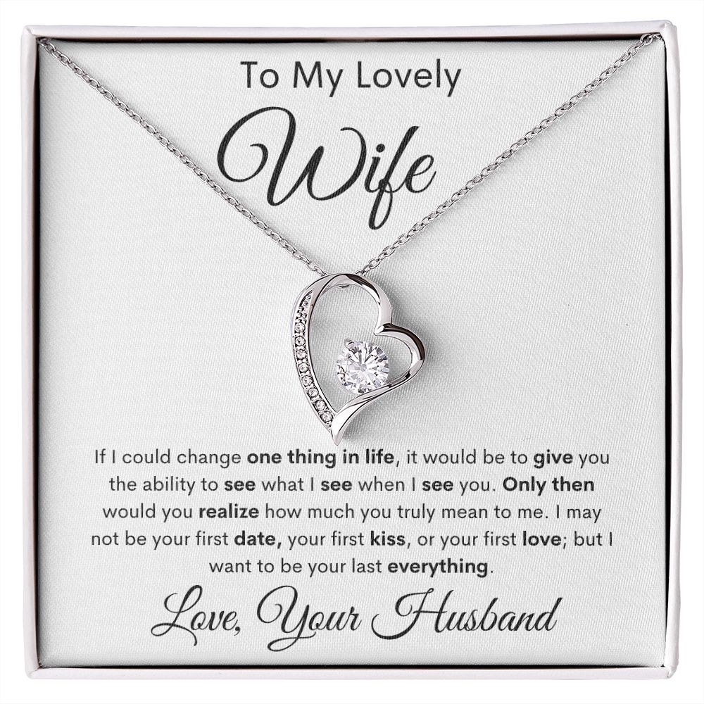 To my Wife Forever Love Necklace