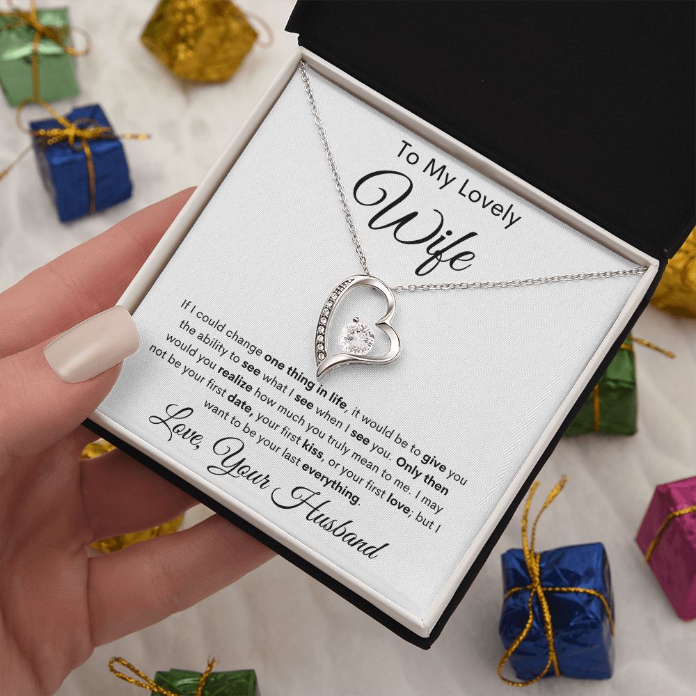 To my Wife Forever Love Necklace
