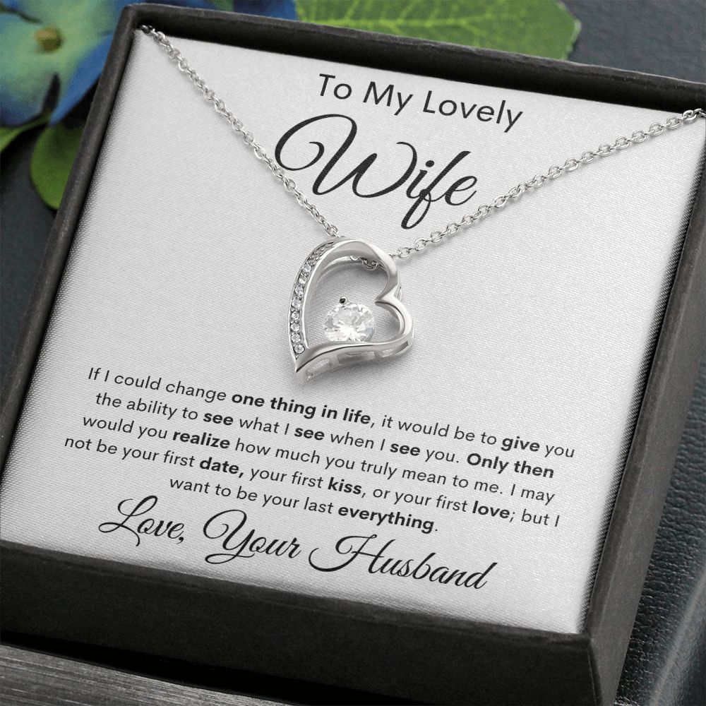 To my Wife Forever Love Necklace