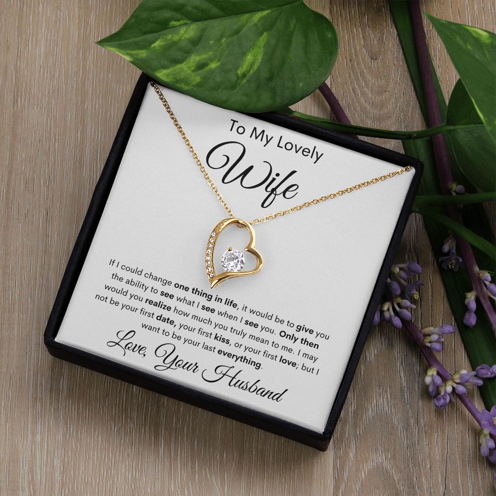 To my Wife Forever Love Necklace