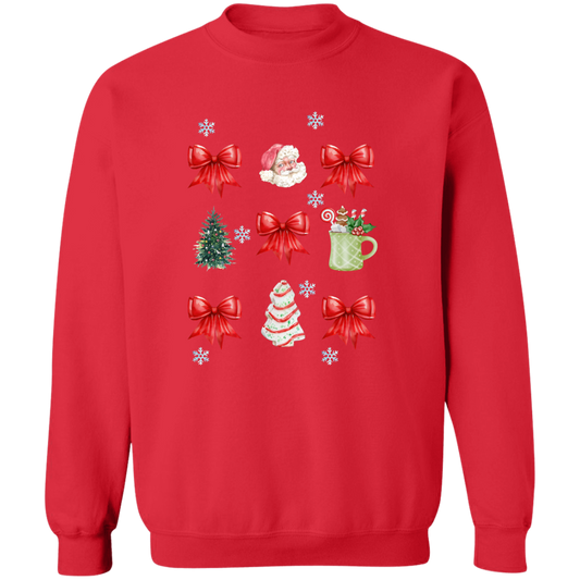Christmas Coquette Bow T-Shirt | Sweatshirt