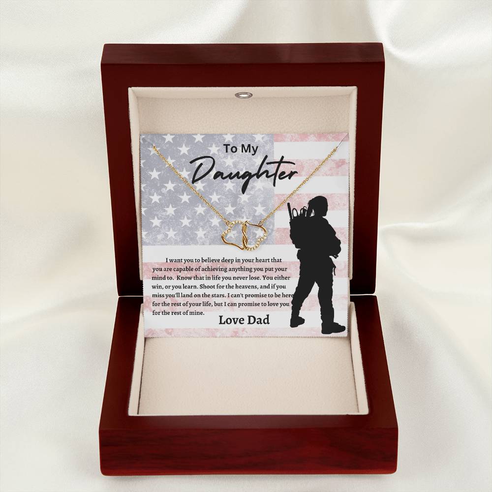 Soldier Daughter American Flag