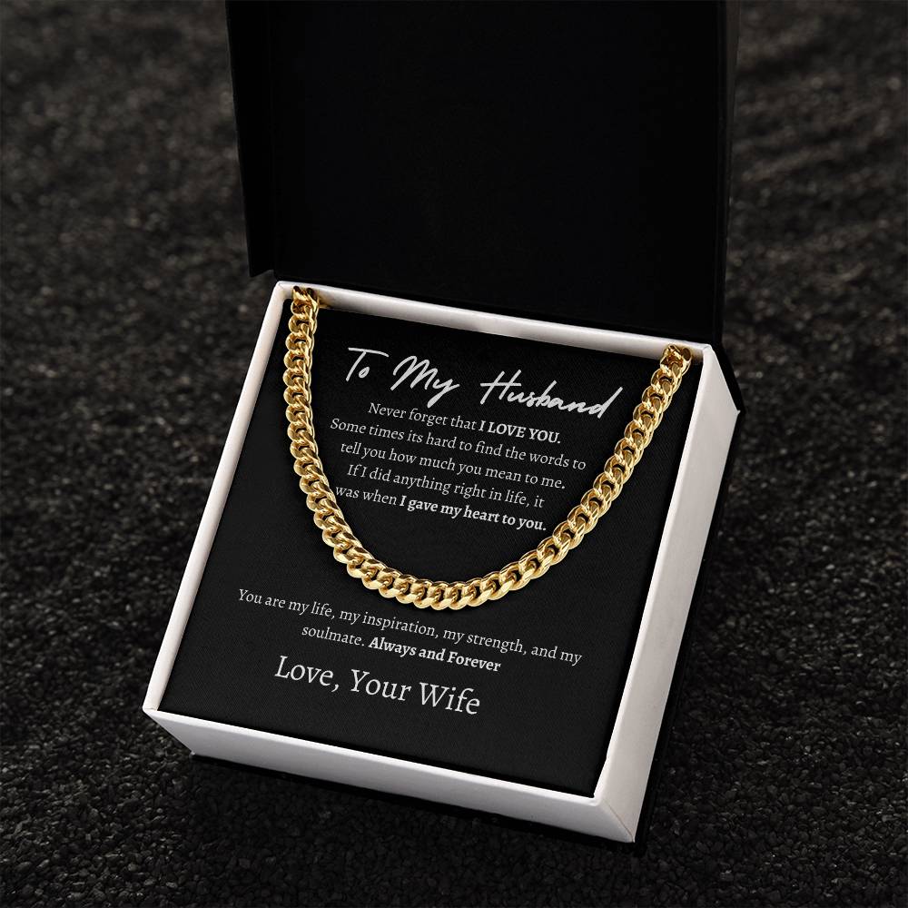 To My Husband Black