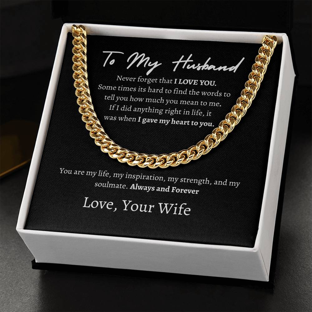 To My Husband Black