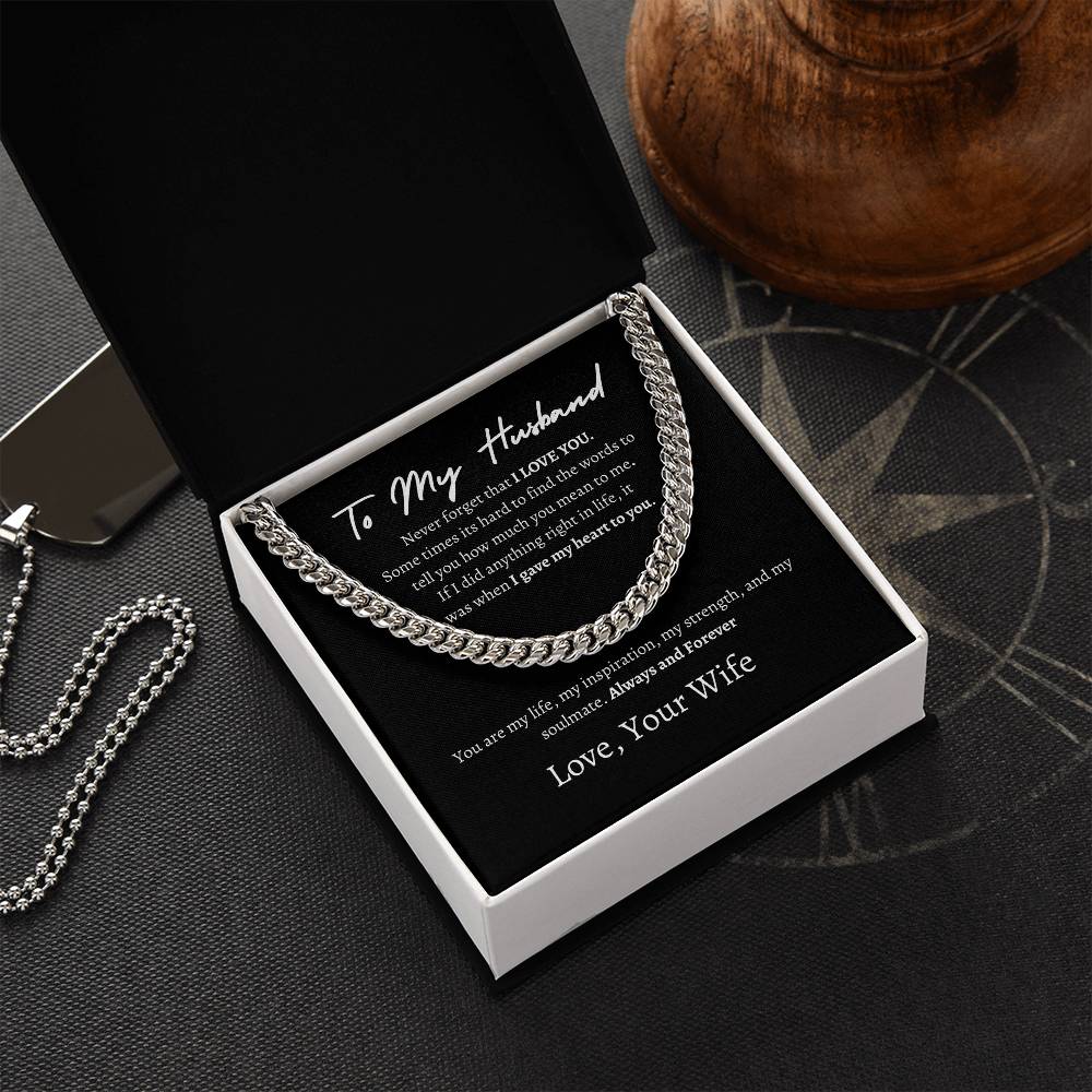 To My Husband Black