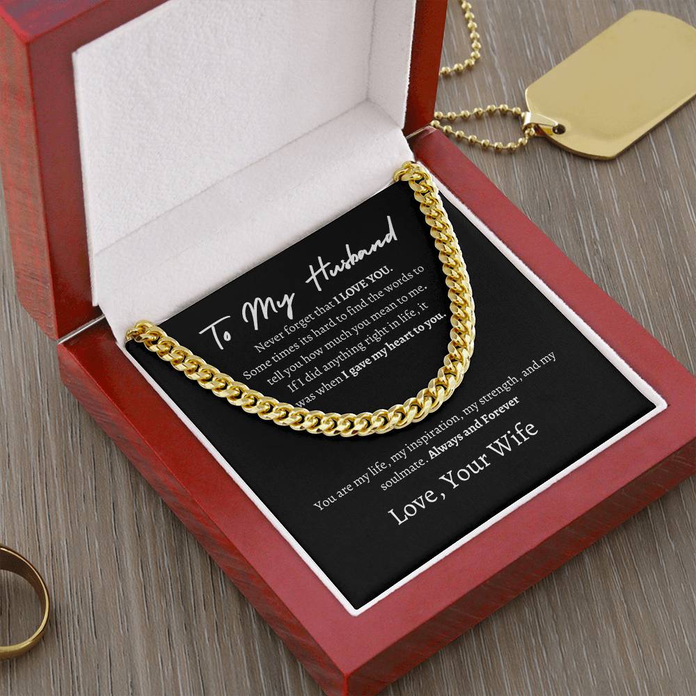 To My Husband Black