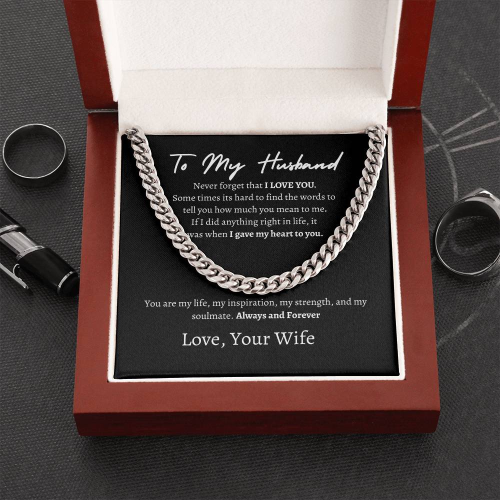 To My Husband Black