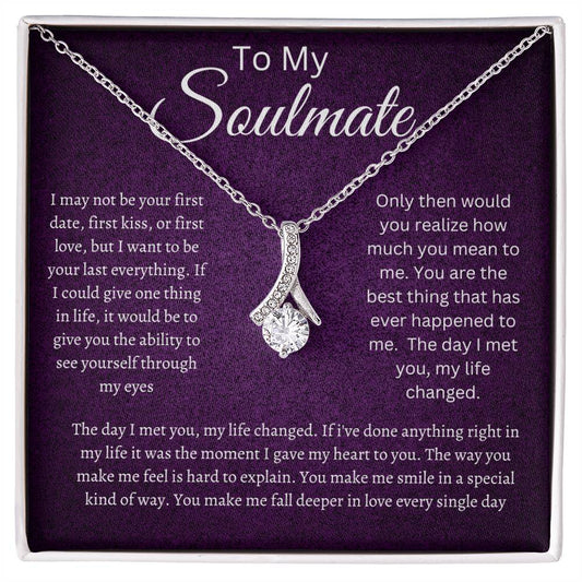 Soulmate Alluring Beauty Necklace Purple