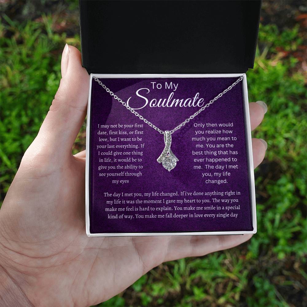 Soulmate Alluring Beauty Necklace Purple