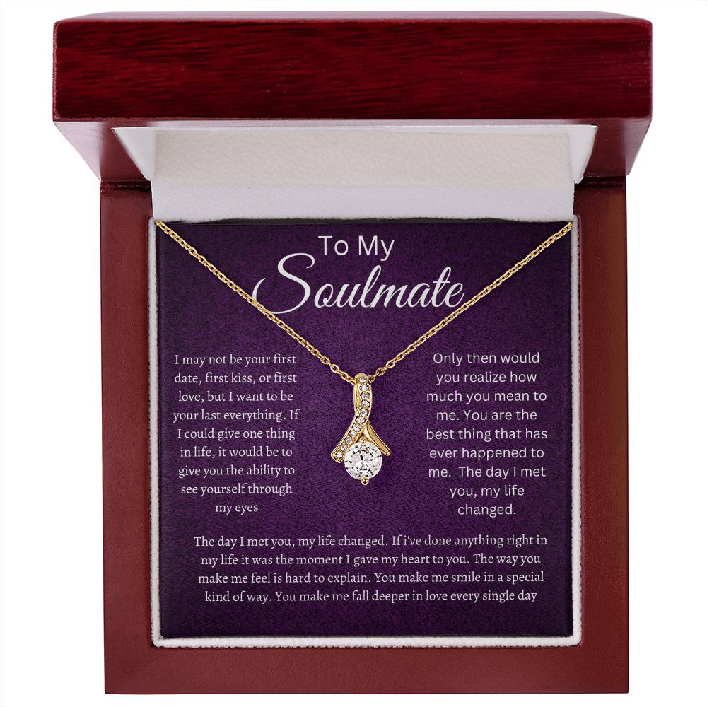 Soulmate Alluring Beauty Necklace Purple