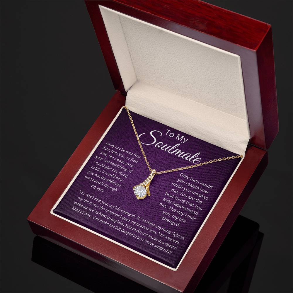 Soulmate Alluring Beauty Necklace Purple
