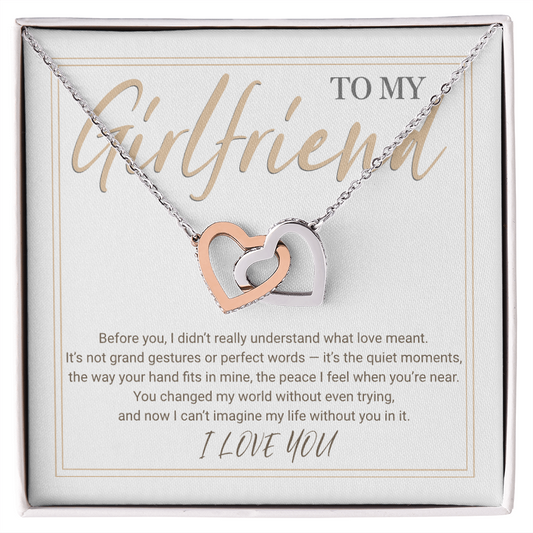 Soul Sister interlocking hearts necklace