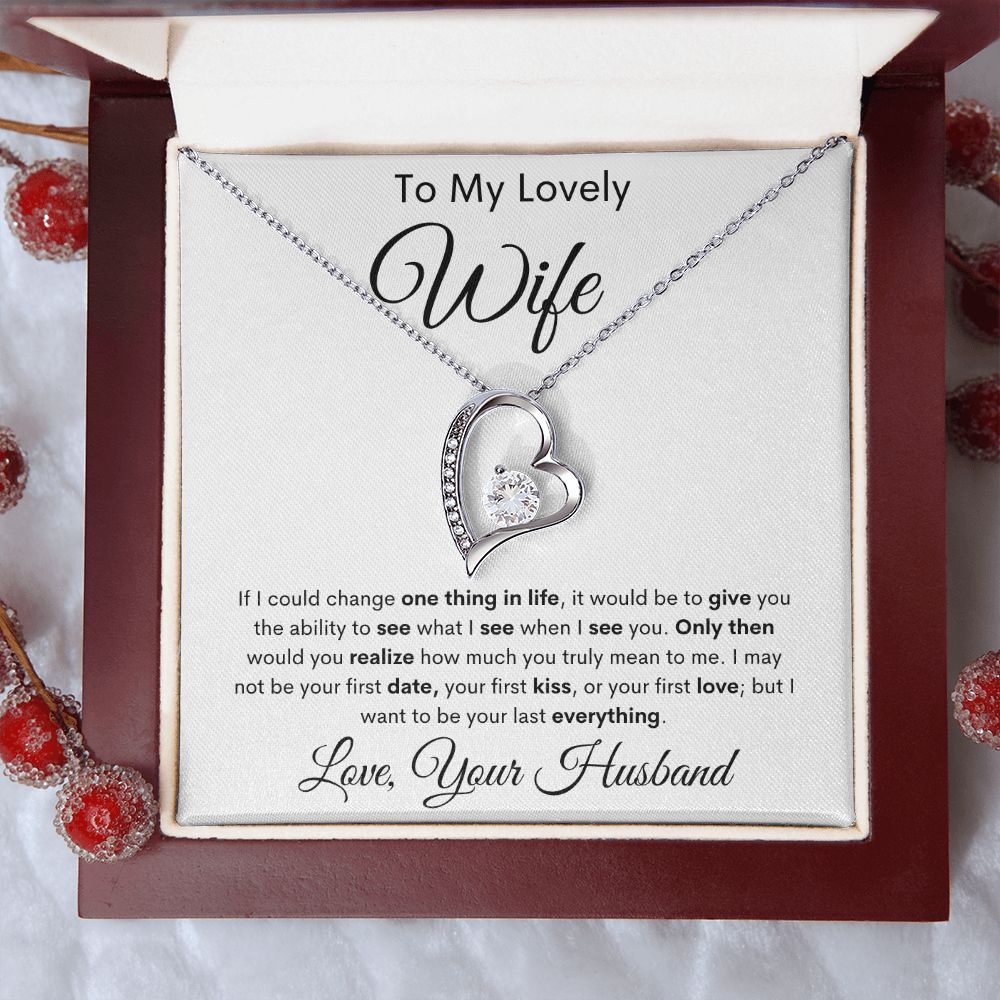 To my Wife Forever Love Necklace