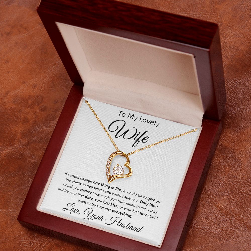 To my Wife Forever Love Necklace