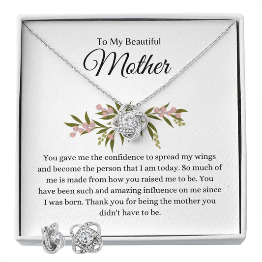 Beautiful Mother Love Knot Necklace