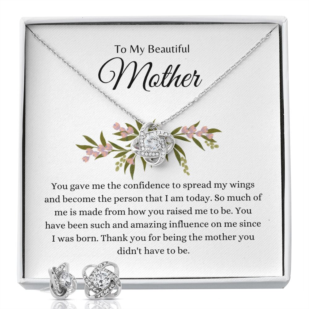 Beautiful Mother Love Knot Necklace