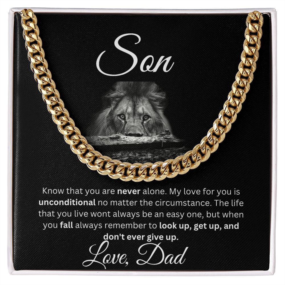 Son Cuban Link Chain Dad