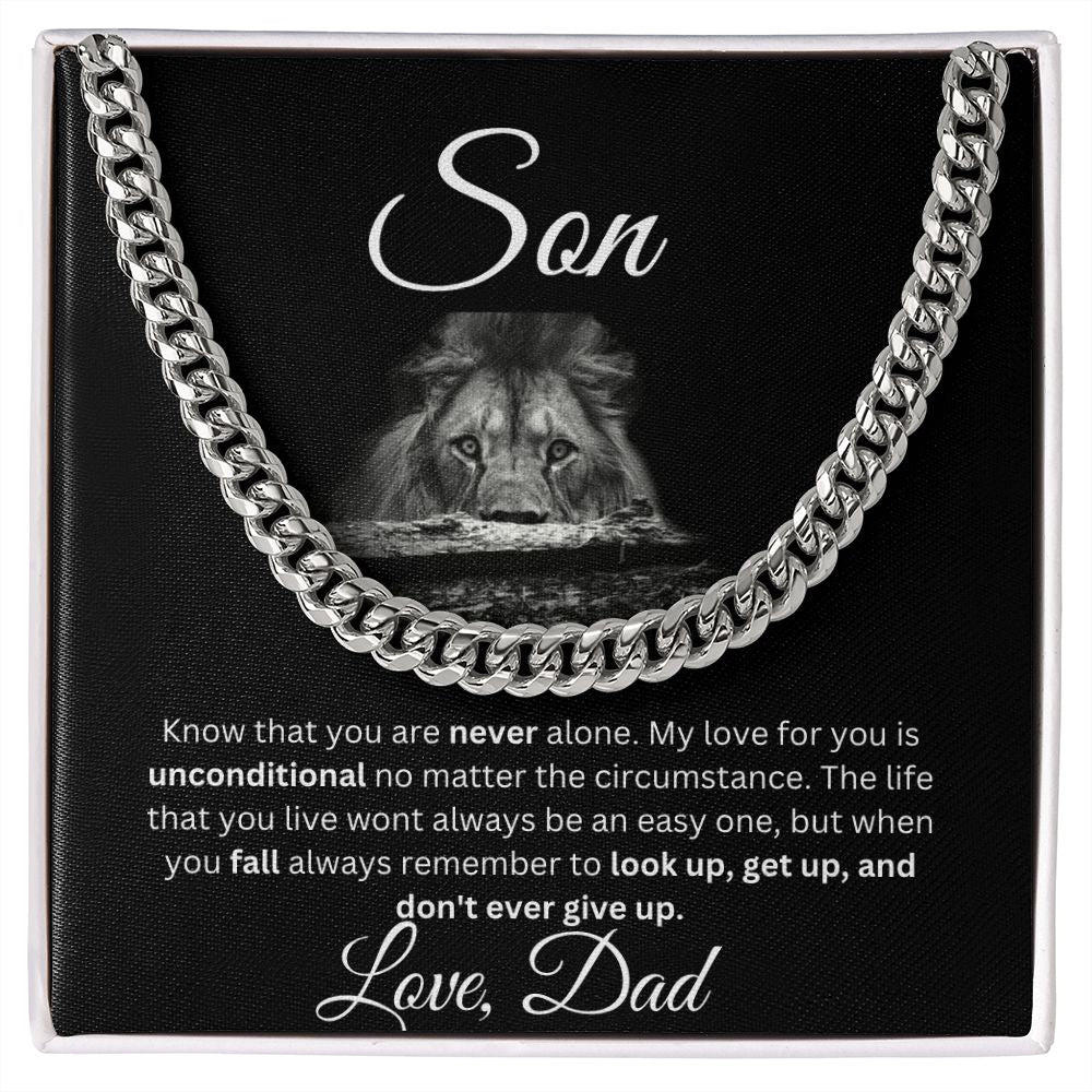 Son Cuban Link Chain Dad