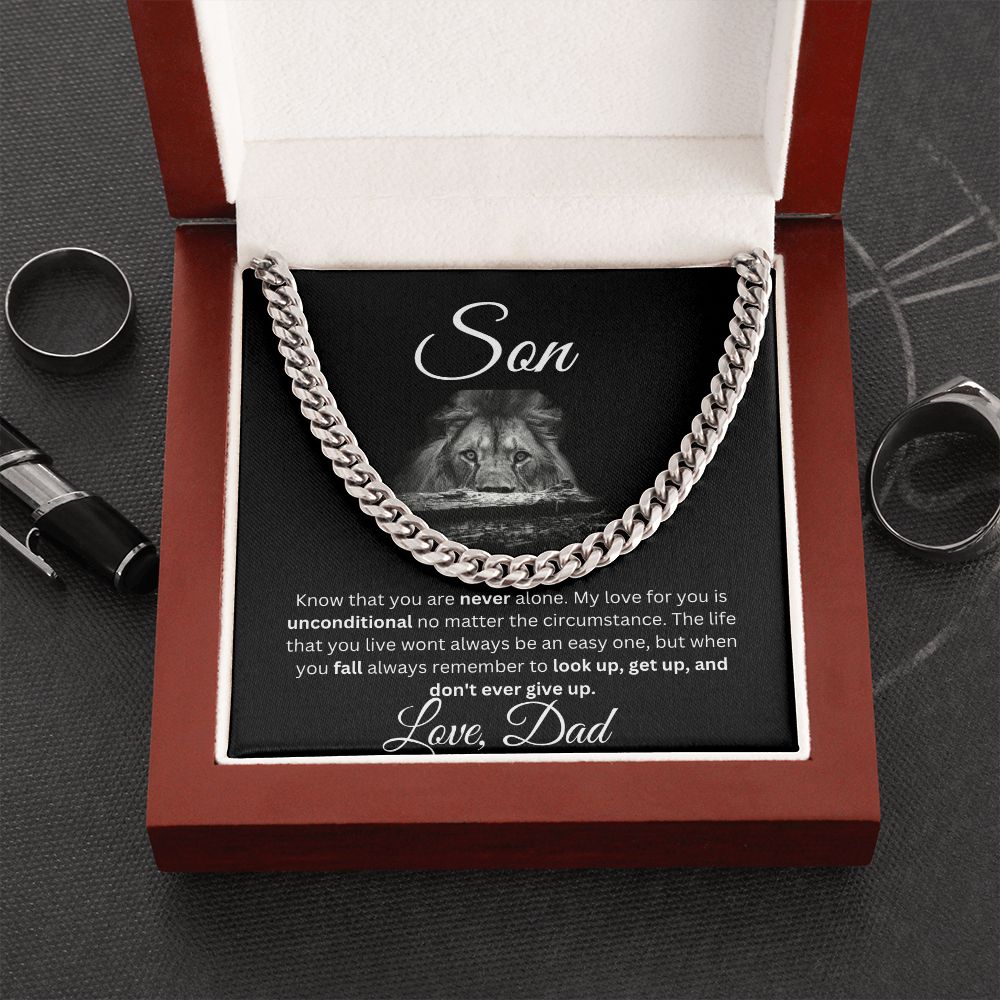 Son Cuban Link Chain Dad