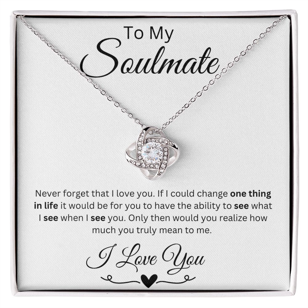 Soulmate Love Knot Necklace