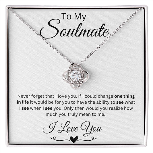 Soulmate Love Knot Necklace
