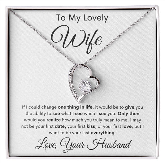 To my Wife Forever Love Necklace