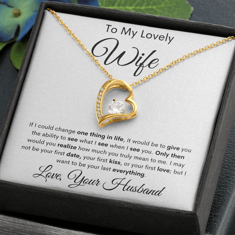 To my Wife Forever Love Necklace